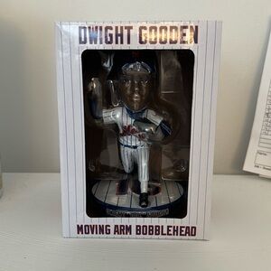 New York Mets Dwight “Doc” Gooden Moving Arm Bobblehead New in Box